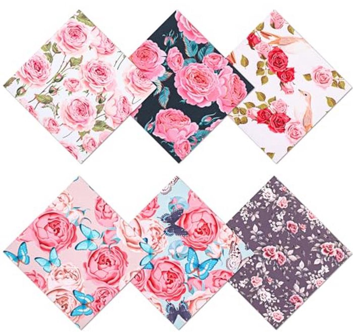 Amaxiu 6 Pcs Glasses Cleaning Cloths Flower Microfiber Eyeglass Cleaner, Soft Reusable Eyeglass Whips Multicolored Glasses Cleaning Cloths for Sunglasses, Camera Lens, Phones, Laptops