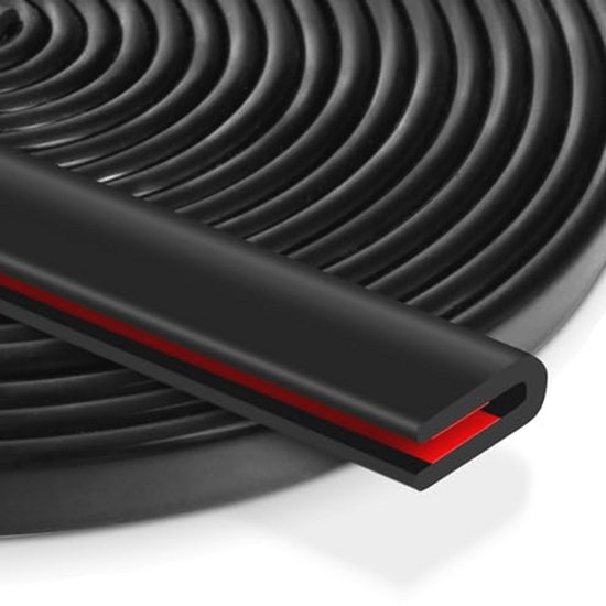 Zelfklevende randbescherming, U-profiel, 3 m, flexibel rubber