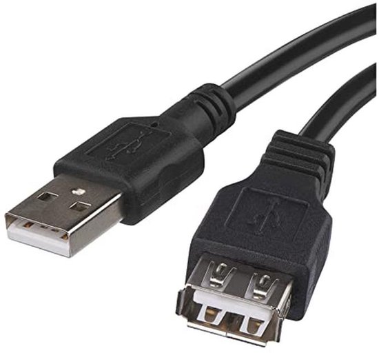 USB Extensie Kabel 2m - Snelle Laad- en Gegevensoverdracht, High Speed ...