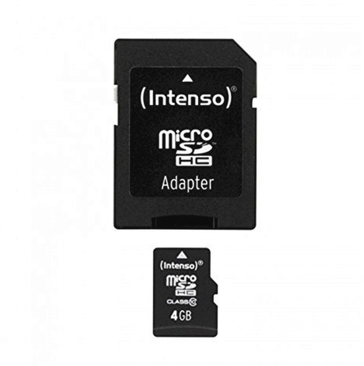microSDHC 4GB Geheugenkaart Klasse 10 met SD-adapter