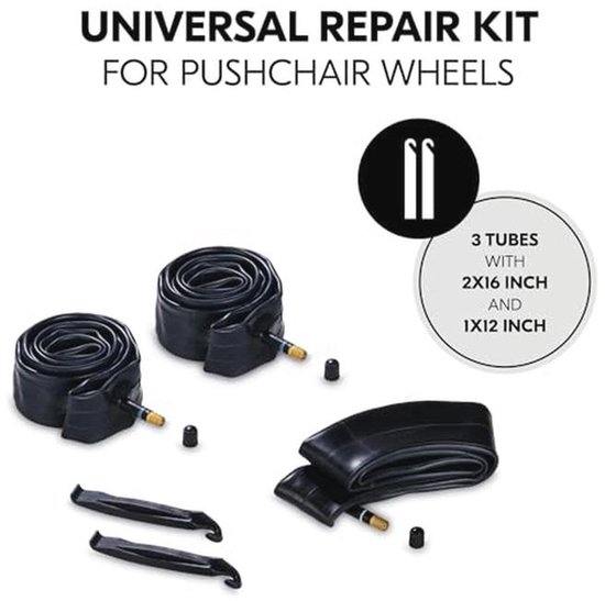 Bandenreparatieset voor Kinderwagens en Buggy's - 16 & 12 Inch — afbeelding 3