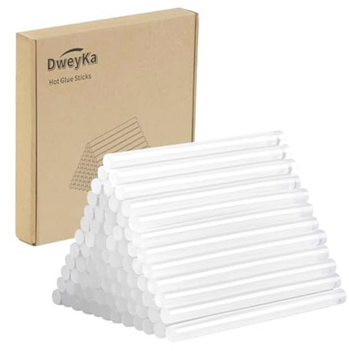 Hete Lijmsticks 220 stuks - 7 mm x 100 mm Transparante Lijmstiften voor Lijmpistool - Ideaal voor Doe-Het-Zelvers, Repareren en Decoreren