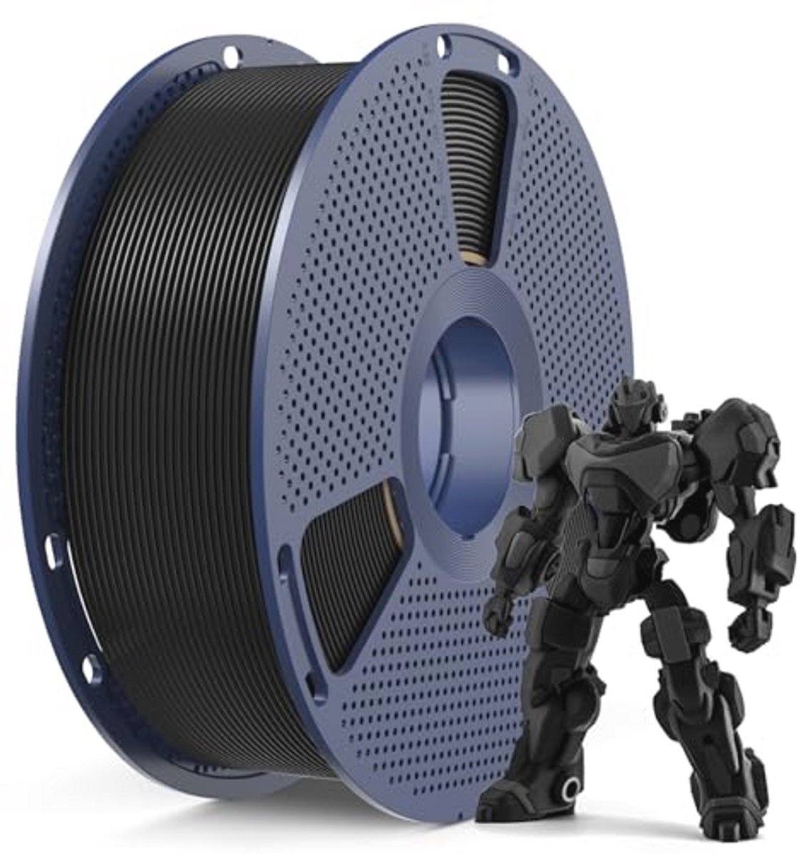 PETG 3D Printer Filament 1,75 mm - Sterk en Duurzaam - 1 kg Spoel - Zwart