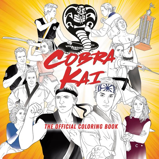 Cobra Kai: The Official Coloring Book - cover
