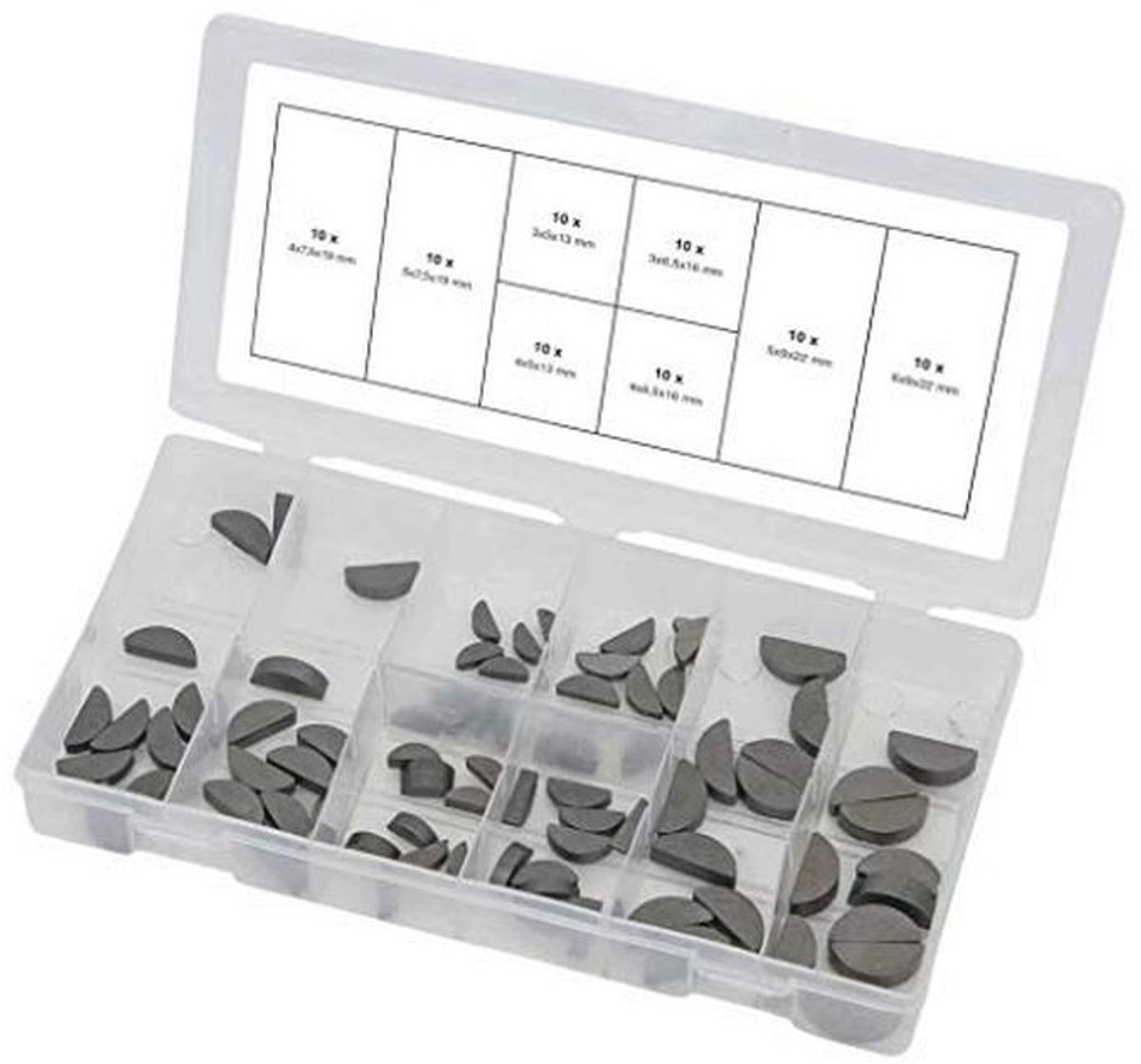Assortiment Borgveren 80-delig - Handgereedschap voor het Fixeren van Golven