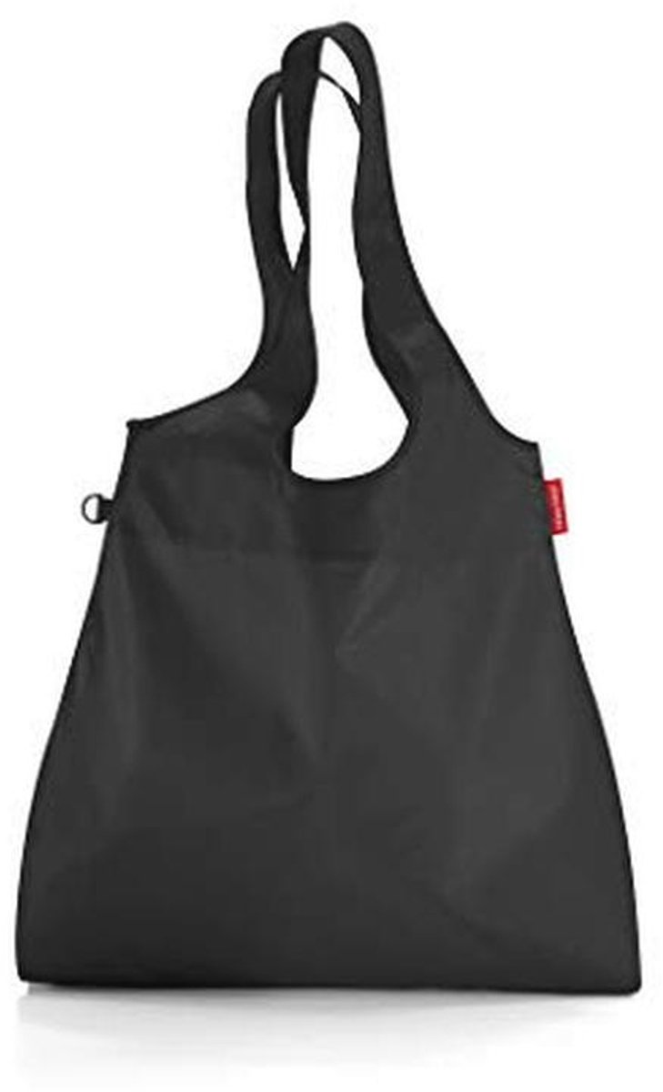 Mini Maxi Shopper L - Veelzijdige Zwarte Boodschappentas