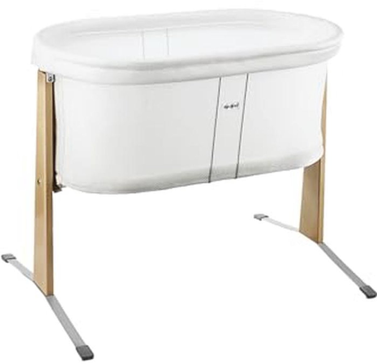 Witte Wieg voor Pasgeborenen – Compact en Comfortabel
