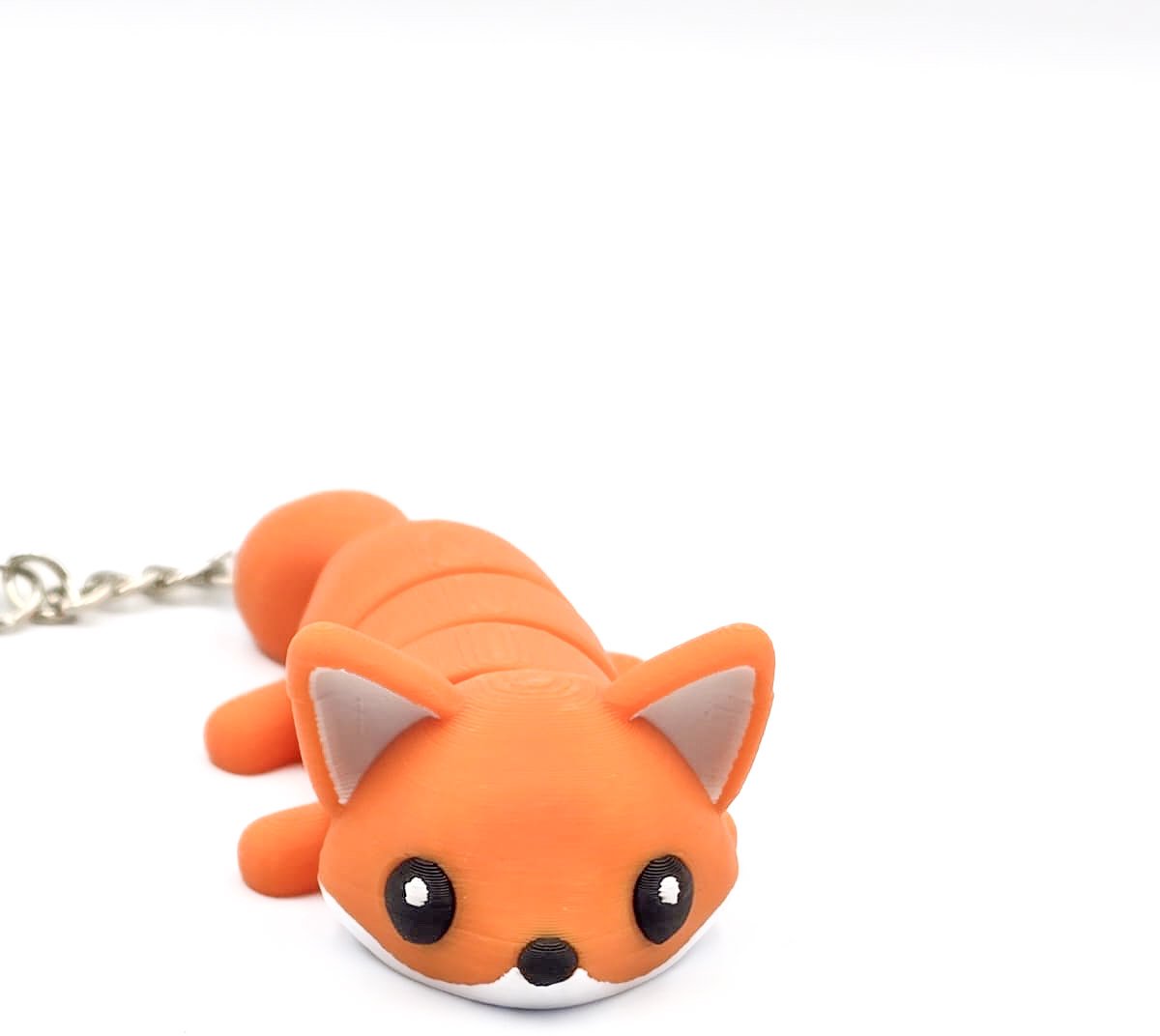 Vos Sleutelhanger - 3D flexi - Cosmetalic - Schattige sleutelhanger - Kawaii bagcharm - Tashanger - Forrest