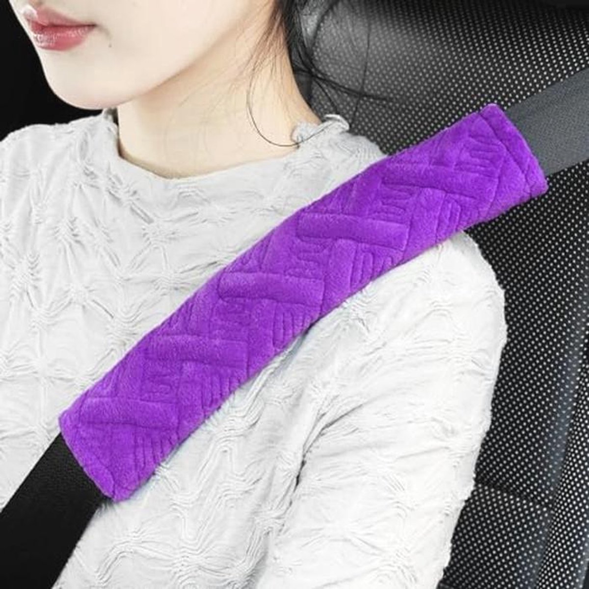 Universele 2-pack autogordelpads - Comfortabele schouderriemhoezen voor veilig rijden