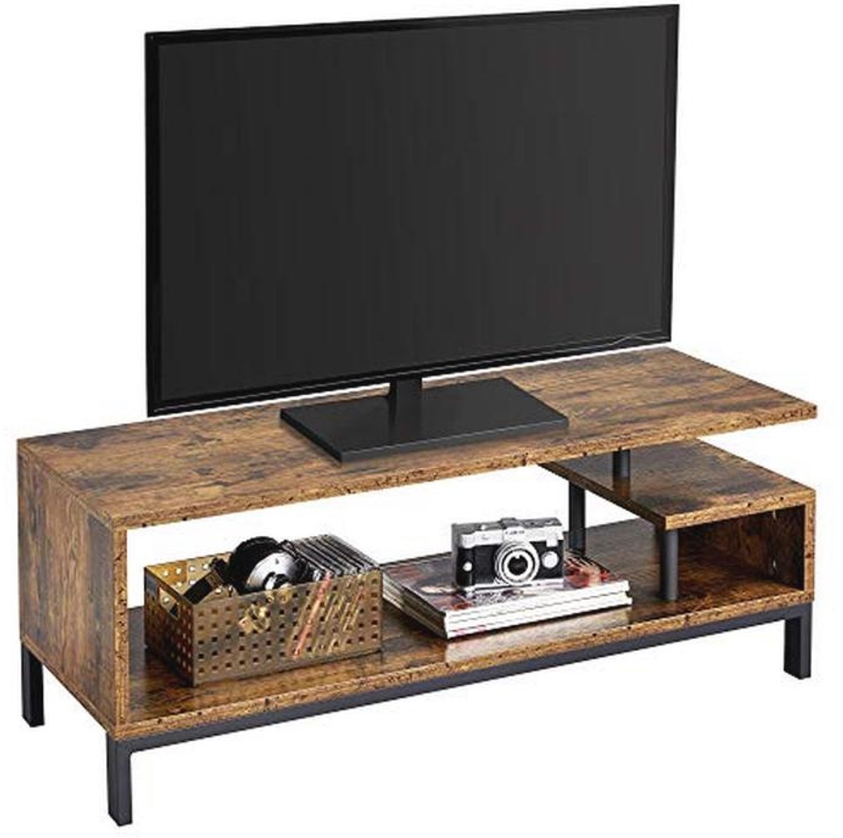 TV tafel met opbergplank - Moderne Lowboard Tafel 106 x 39,5 x 40 cm