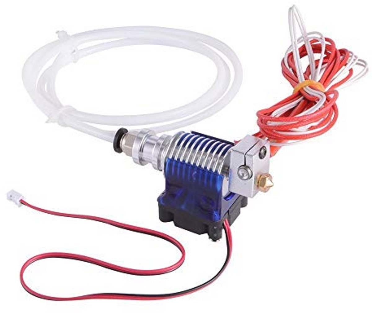 Metalen J-kop V6 Hotend voor 3D-printer - 1,75 mm filament, Bowden, extruder, 0,4 mm mondstuk