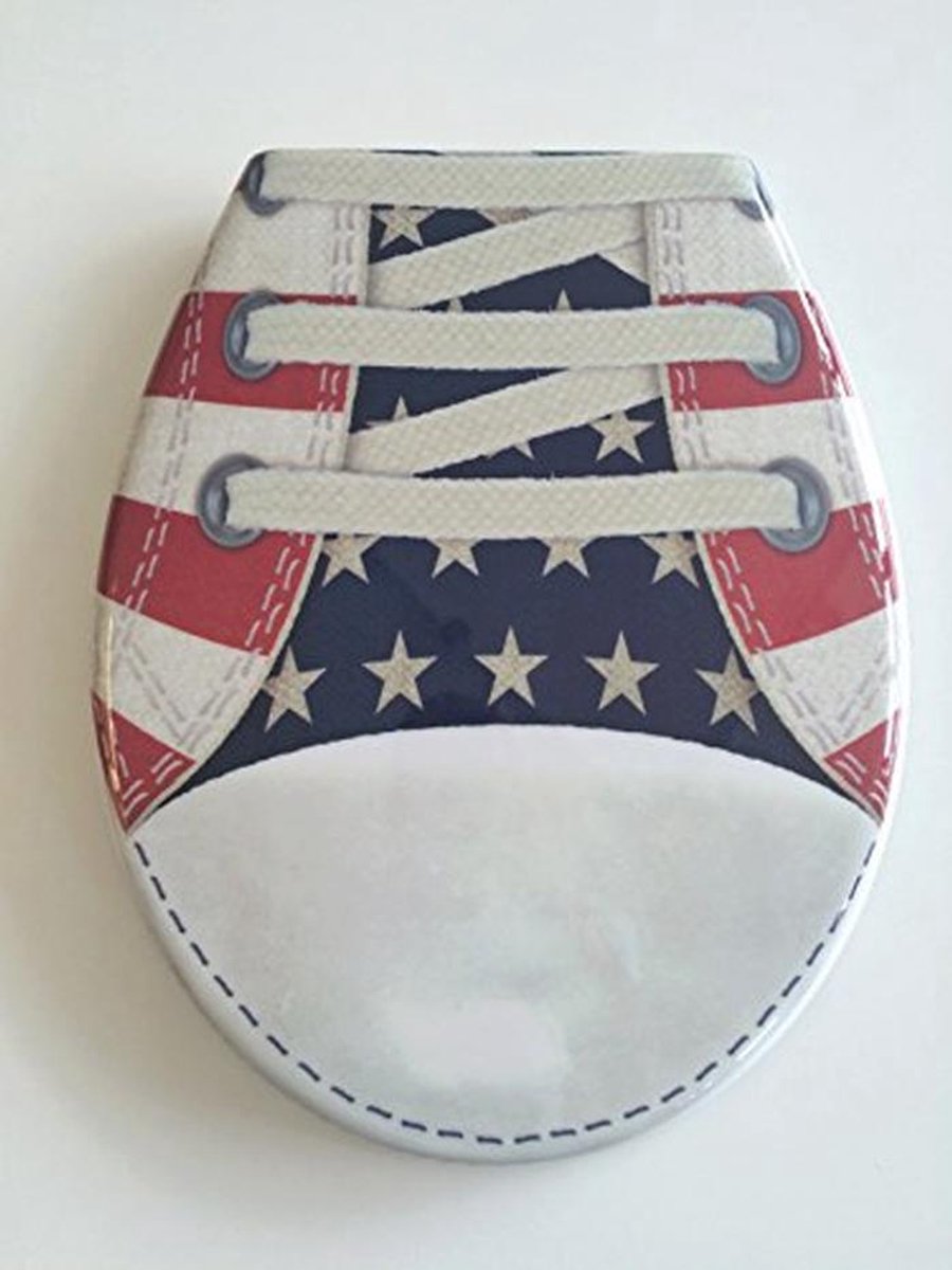 Toiletbril Sneakers met Softclose Mechanisme en Afneembare Functie