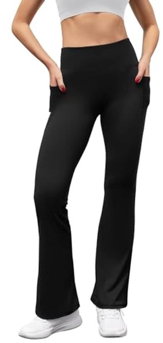 Damesbroek met Zakken, Yogabroek, Casual Broek, Hoge Taille, Sportbroek, Elastische Taille, Bootcut — afbeelding 5