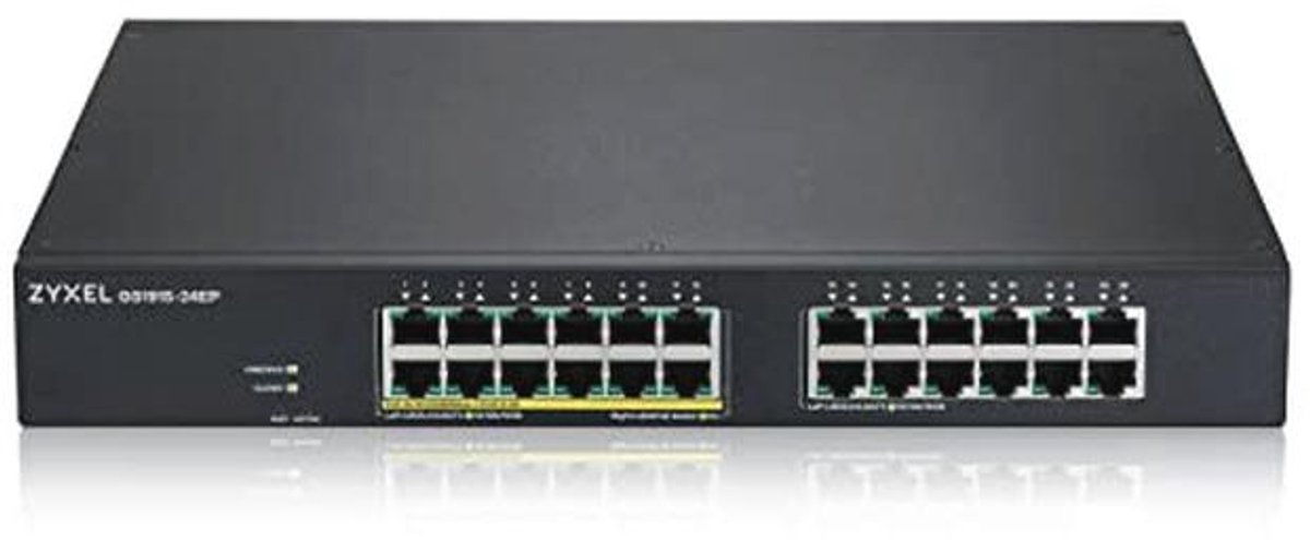 24-poorts PoE-switch met 130 Watt - Slimme Hybrid Mode Switch voor Rackmount