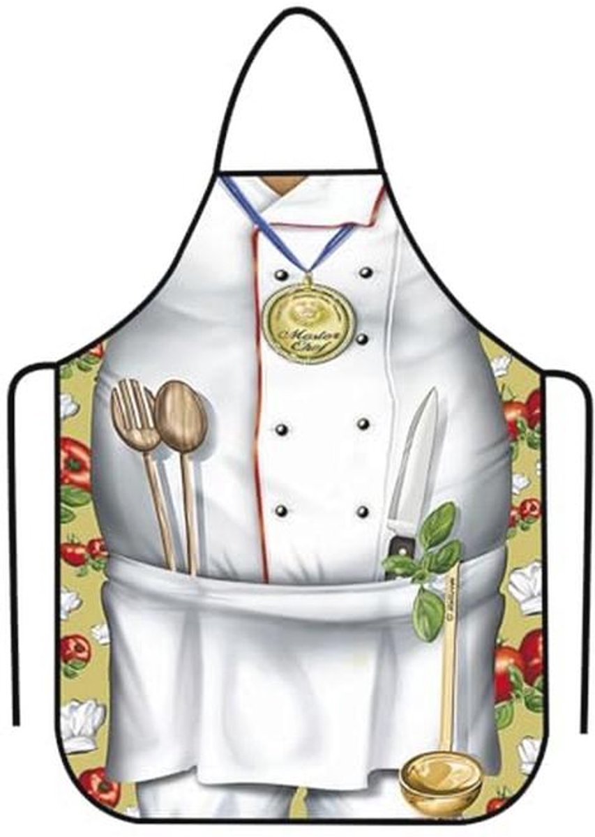Grappig Schort voor BBQ en Koken - Uniek Wacky Design voor Feesten en Cadeaus