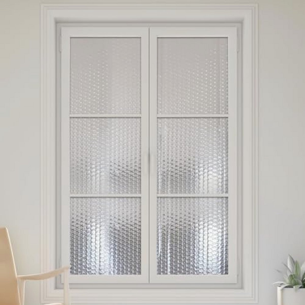 Aluminium isolatiefolie 60 cm x 4,6 m - dubbelzijdige luchtkussenfolie voor isolatie en energie besparing
