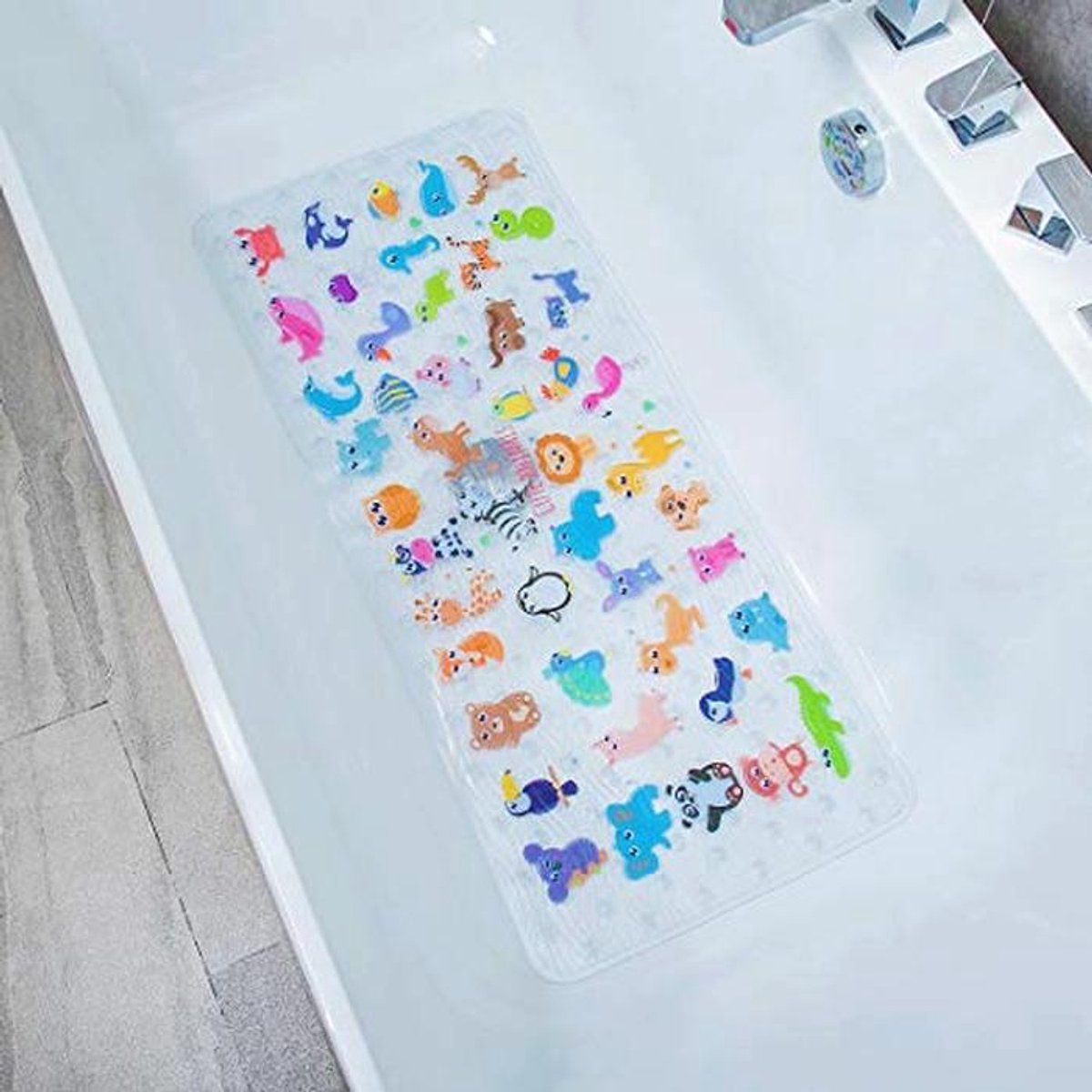 Antislip douchemat voor badkuip - 90 x 40 cm, schimmelbescherming, veilig en comfortabel