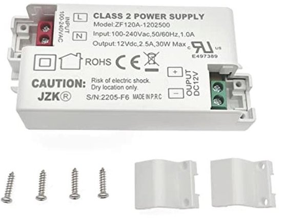 Foto: Led transformator 12v 2 5a 30w voor verlichting ac 100 240v