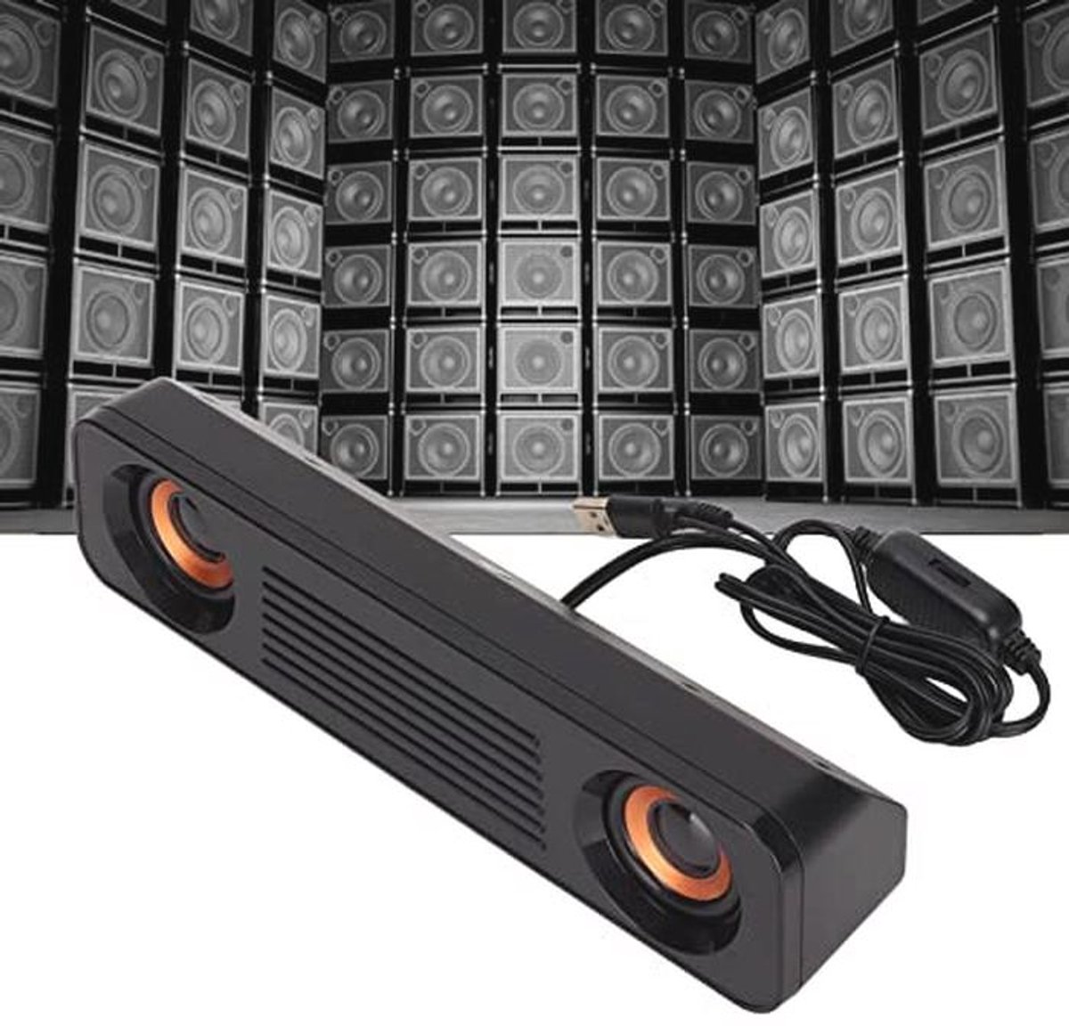 Soundbar voor TV met USB Voeding - Stereo Subwoofer en - afbeelding 2