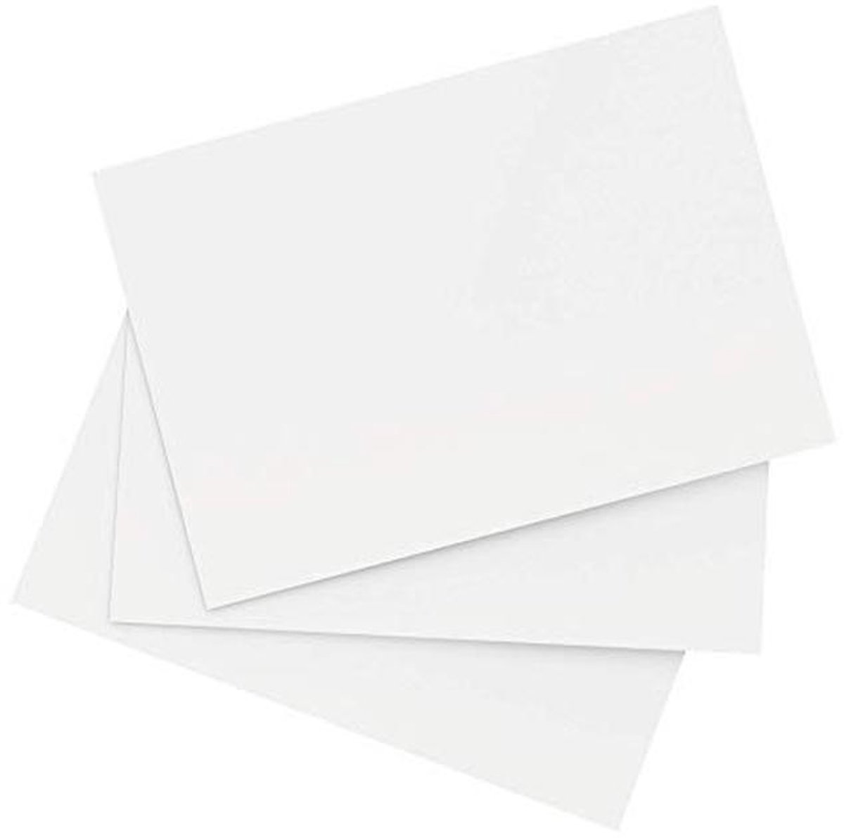 Zwaargewicht Karton 5x7" 100 lbs - 100 Stuks - Dikke Witte Omslag Kaarten voor Uitnodigingen en Notities