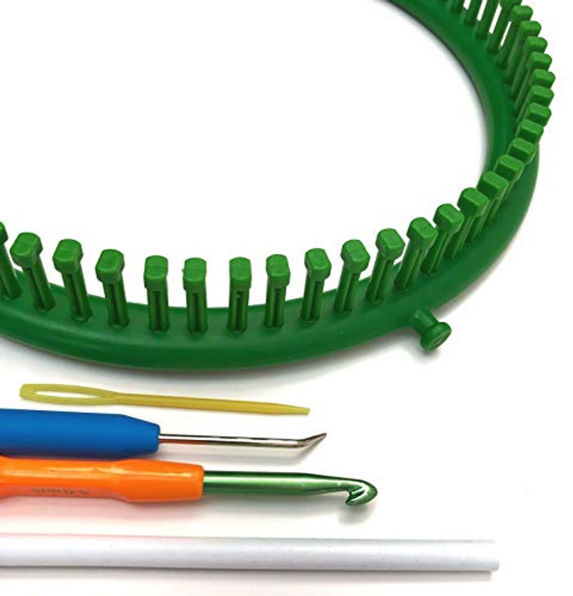 Rond Groen Breistouw - 72 Pinnen voor Creatief Breien