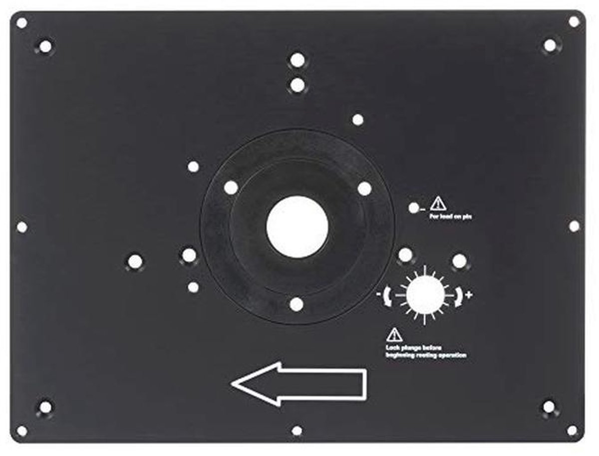 Router Tafel Inlegplaat van Aluminiumlegering voor Aanpasbare Compatibiliteit