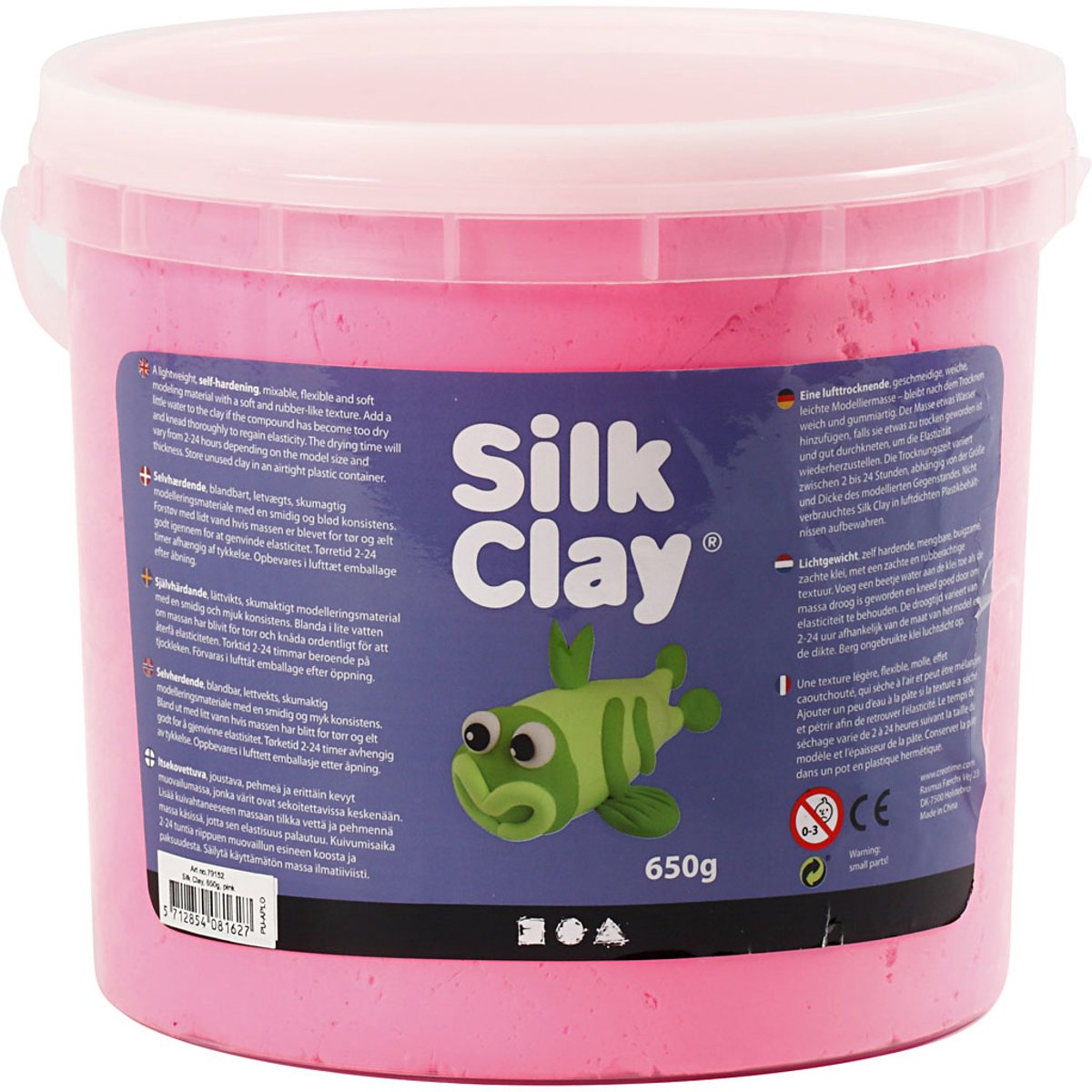 Silk Clay - Klei - 650 gr - Roze