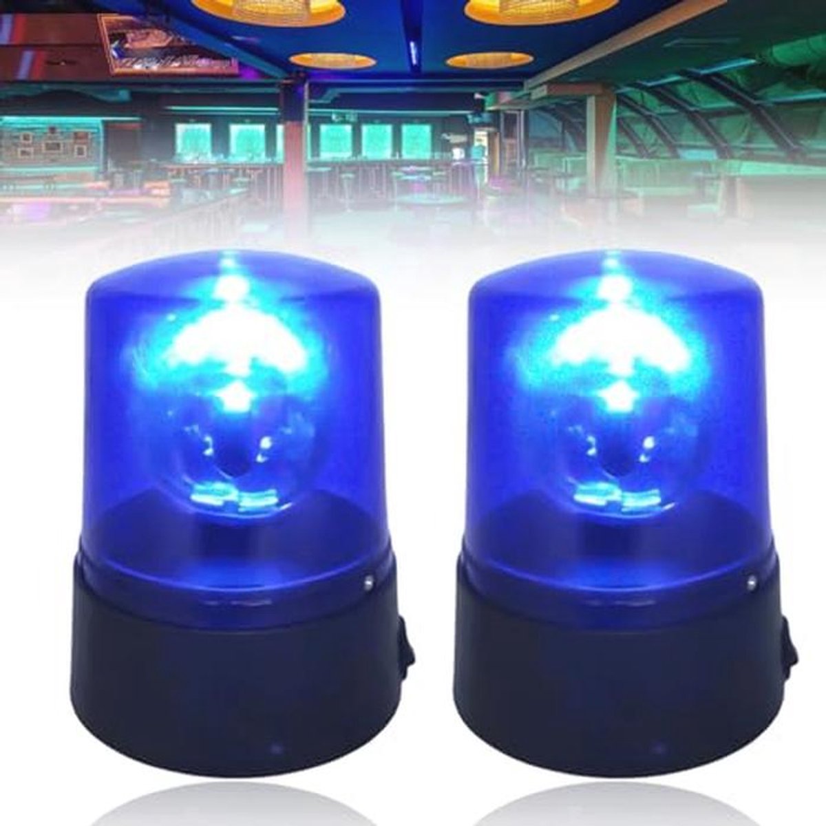 LED Zwaailichten Set - Batterij Aangedreven 360° Flitslicht Voor Feest Decoratie