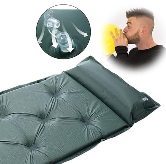 Zelfopblazende Camping Slaapmat voor Comfortabele Avonturen — afbeelding 4