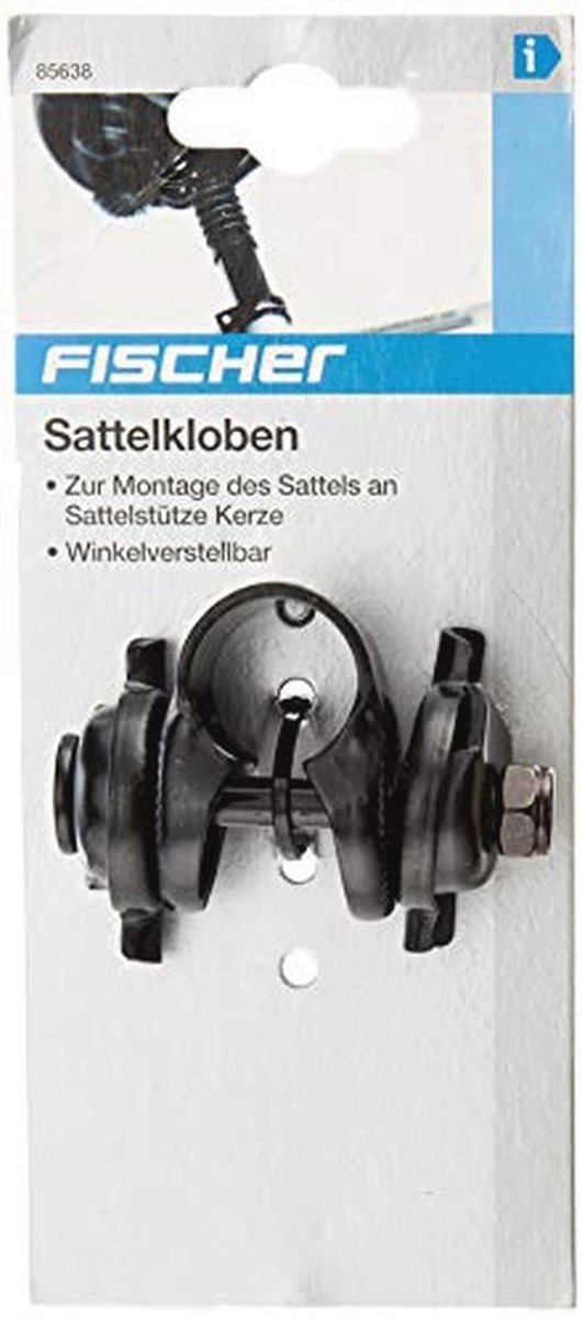 Zadelklem zwart, one size