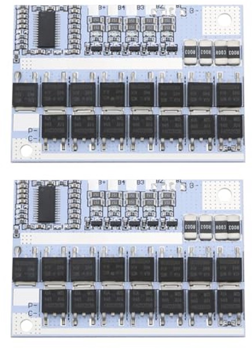 2 Stuks 5S BMS 100A 3.7V Li-ion Batterij Balans Module voor Opladen en Bescherming