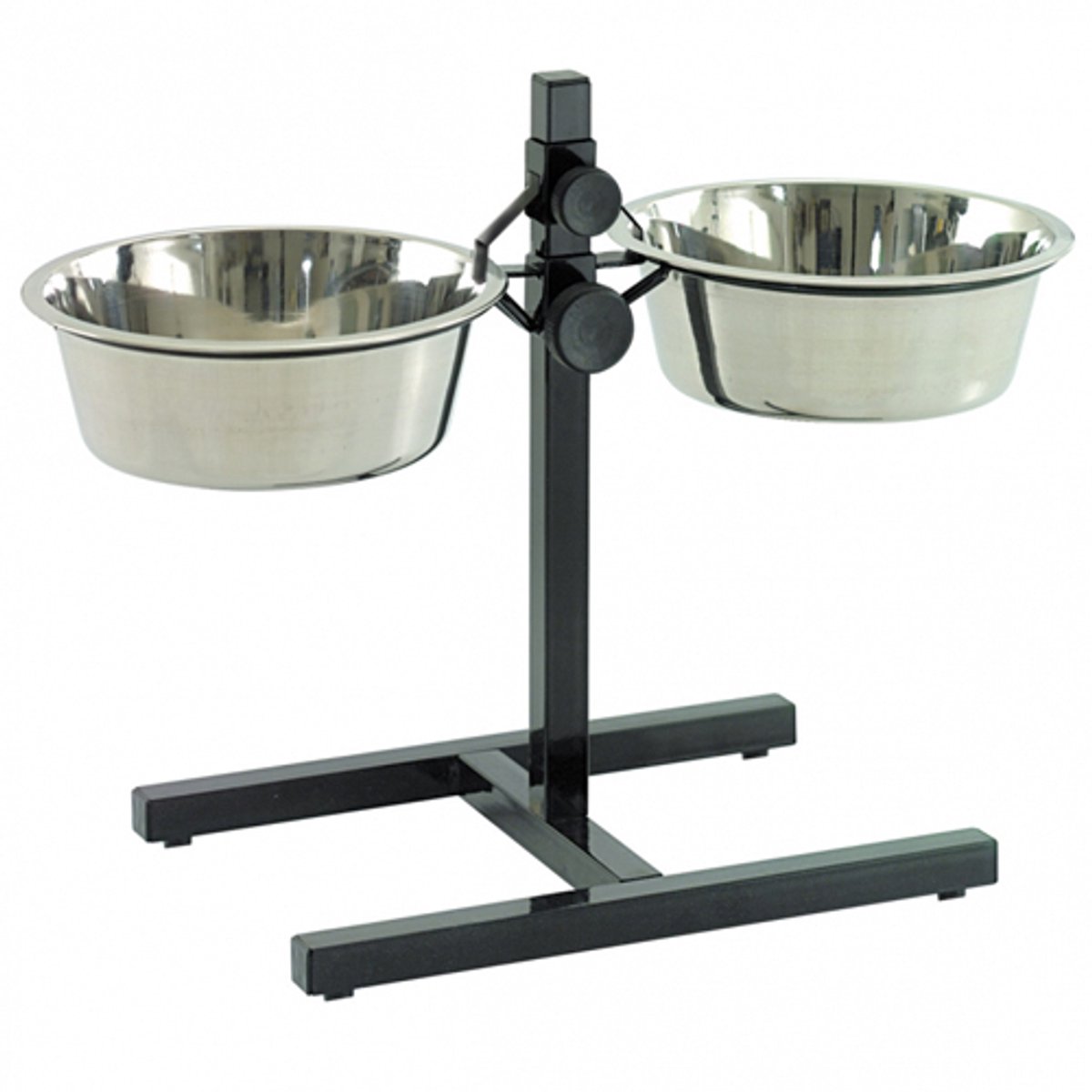 Voederstaander H-Poot + Potten