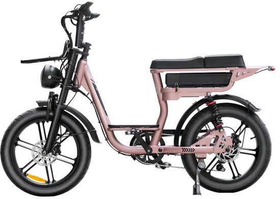 QmWheel V20 Comfort Fatbike - 250W motor - 48V 15Ah accu - Rose Gold 2026 — afbeelding 2