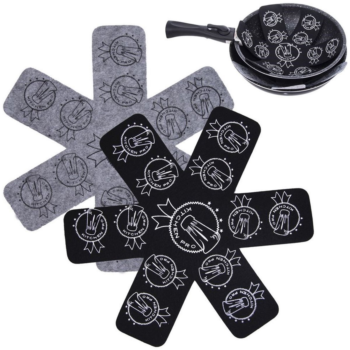 Orion - Keuken Przekładki - Filc - 32 cm - Set van 2