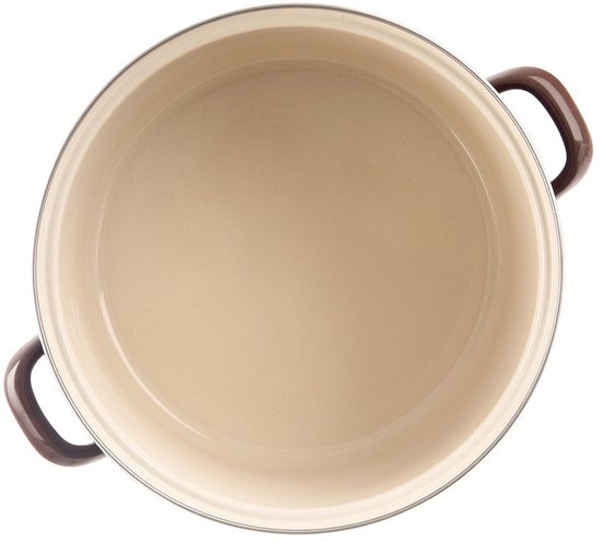 Orion Brown Serie - Geëmailleerde Pan - 32 cm - 11,5 L - Ergonomische Handvatten van orion — afbeelding 4