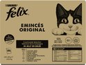 Felix Original Countryside Selectie kattenvoer in gelei met rund en kip, met Felix kat logo.