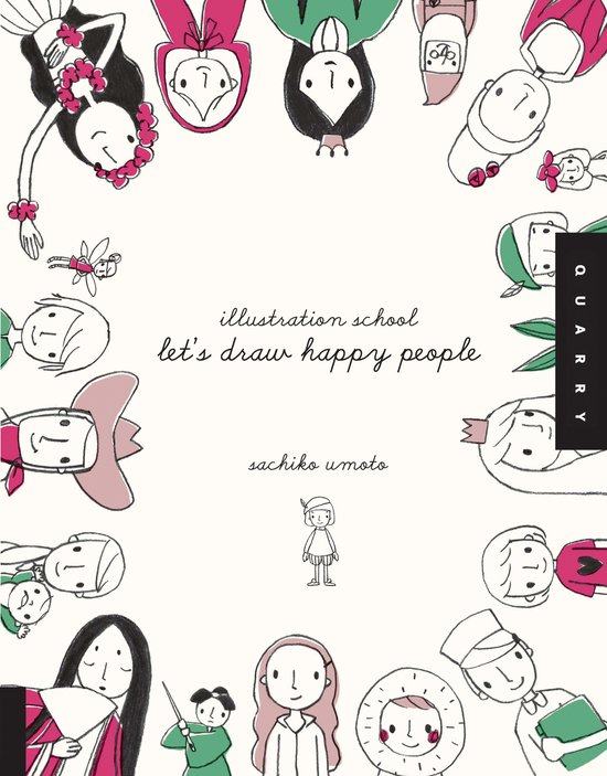Illustration School Lets Draw Happy Peo - cover