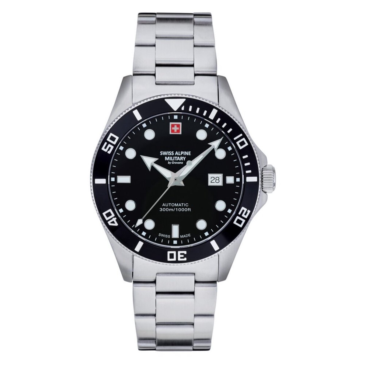Swiss Alpine Military - 7095.2137 - Polshorloge - Heren - Automatisch - Deep Sea