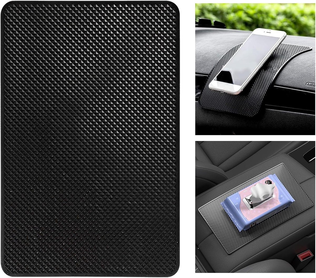 Antislipmat voor Auto Dashboard – Telefoon & Accessoires – PVC – 1 Stuk