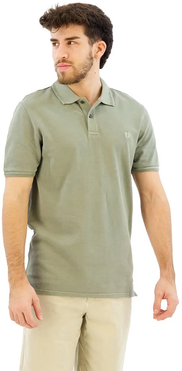 Ecoalf Tano Korte Mouw Poloshirt Groen S Man