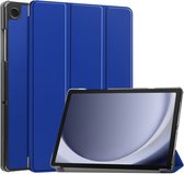Étui pour tablette iMoshion adapté à Samsung Galaxy Tab A9 Plus - Bookcase à trois volets iMoshion - Blauw / Blue cobalt