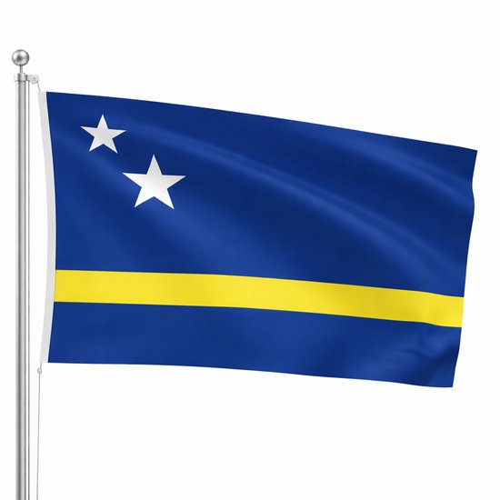 Het Vlaggenschip - Vlag Curaçao - 90 x 150 centimeter