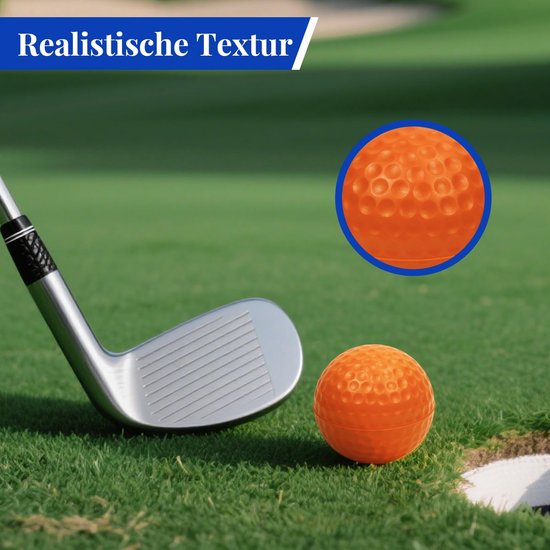 IMPERATORIS® Golf Oefenballen - Airflow Ballen - Geperforeerde Plastic Ballen - Voor Training in Tuin en Binnen - Lichtgewicht - Set van 20 - zachte schuim van IMPERATORIS — afbeelding 2