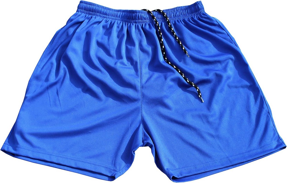 Korte voetbalbroek van ademend polyester voor training en sport