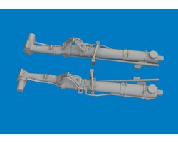 Eduard Modelbouwpakket - 6481157 PRINT - Landingsgestelpoten voor P-47D Razorback - Resin onderdeel - 1:48 - Modelbouw