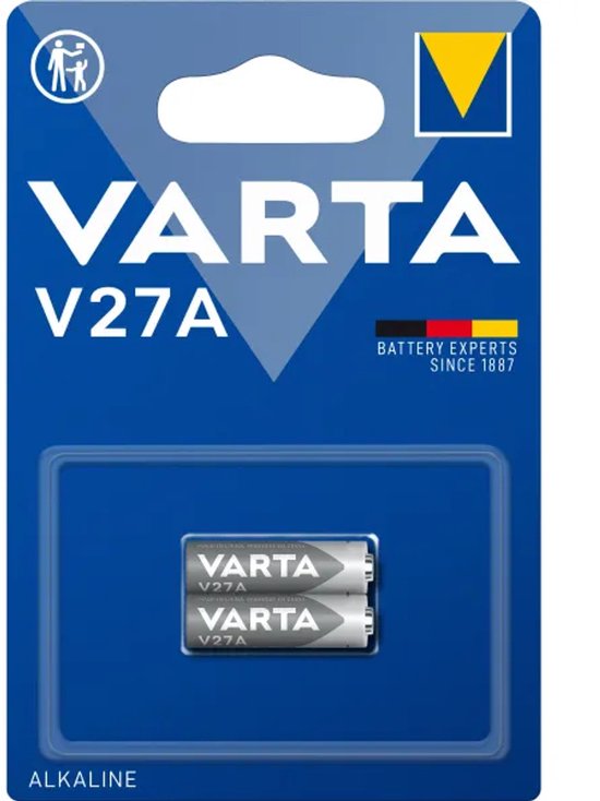 Alkaline 27A Batterijen (MN27 / L828) - 12 Volt - Geschikt voor Afstandsbedieningen & Deurbellen