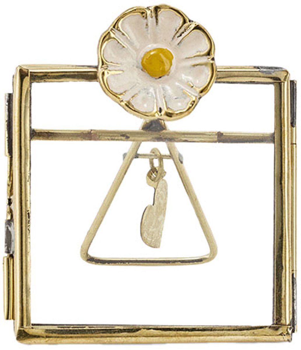 Doing Goods Fotolijstje - Posy Daisy Frame Mini - Messing/Glas