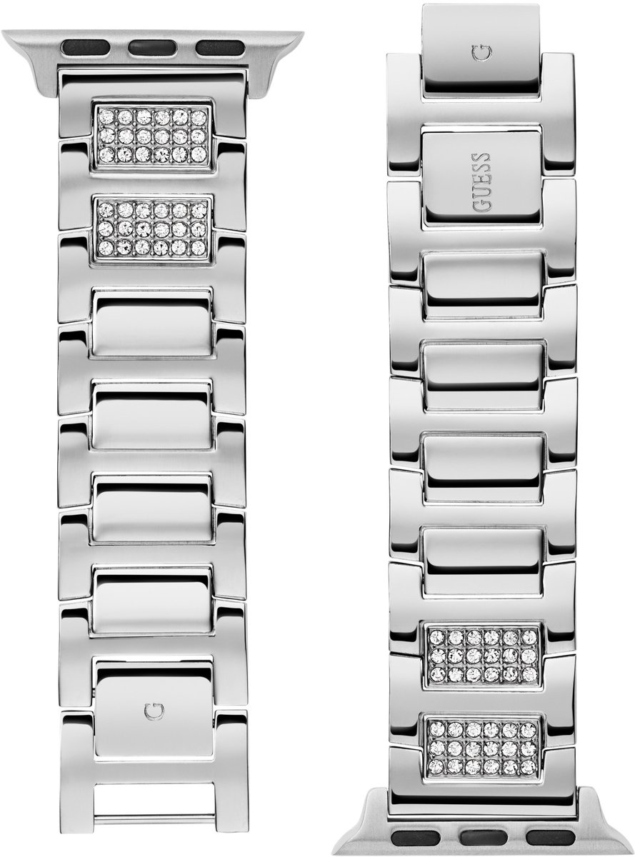 Guess Guess Apple Band (38Mm-40Mm) Apple Bands Zilveren Toon Armband: 100% Roestvrij Staal CS2016S1, CS2016S2