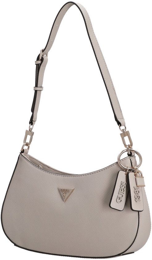 GUESS sac à épaule Noelle II Top Zip Shoulder Bag Taupe