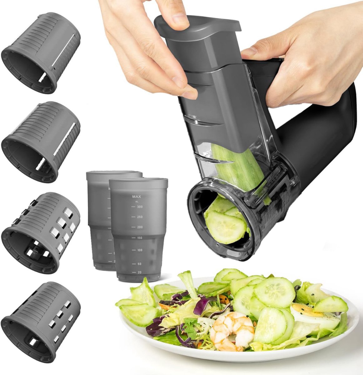 VH Supplies® Groentesnijder Electrisch - Foodprocessor - Chopper -40W
